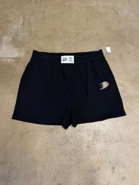 NWT Wear by Erin Andrews Anaheim Ducks NHL Thermal Waffle Knit Lounge Shorts